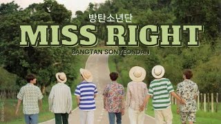 BTS (防弾少年团): MISS RIGHT [JAPANESE VERSION] | Live Performance (Kan/Rom/Eng Lyrics)