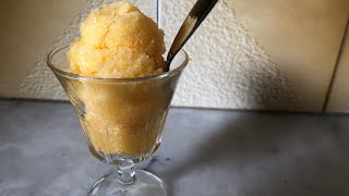 جرانيتا برتقال سهل جدا ومنعش للصيف refreshing orange granita for hot summer days γρανίτα πορτοκαλί