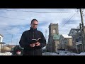 Street preacher reads Biblical evangelization passage