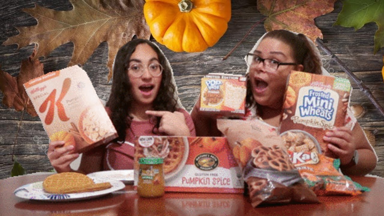 TRYING PUMPKIN SPICE FLAVORED FOOD! - YouTube