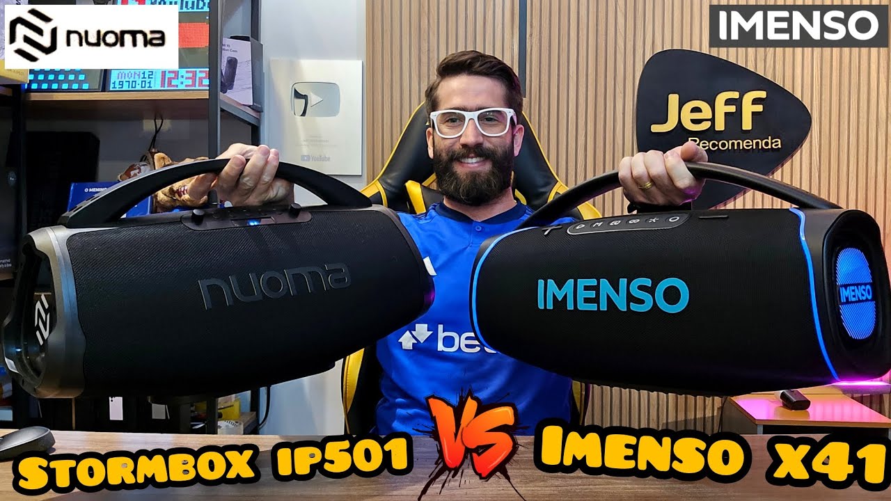 IMENSO X41 300W Vs NUOMA STORM BOX NM-IP501 (IMENSO X75): Duelo de GIGANTES! QUEM GANHOU?