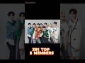 ZB1 Top 5 members #shorts