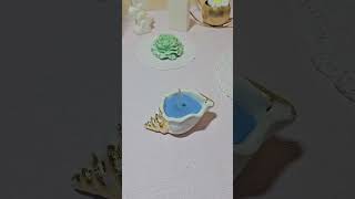 How to make sea shell candle 🐚🏝  #ShellCandle  #BohoVibesOnly #OceanInspiredDecor