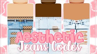 administration Serena Bærecirkel Aesthetic Roblox Jeans | Codes + Links - YouTube