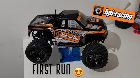 FIRST RUN HPI BULLET MT 3.0 RC NITRO CAR 😀