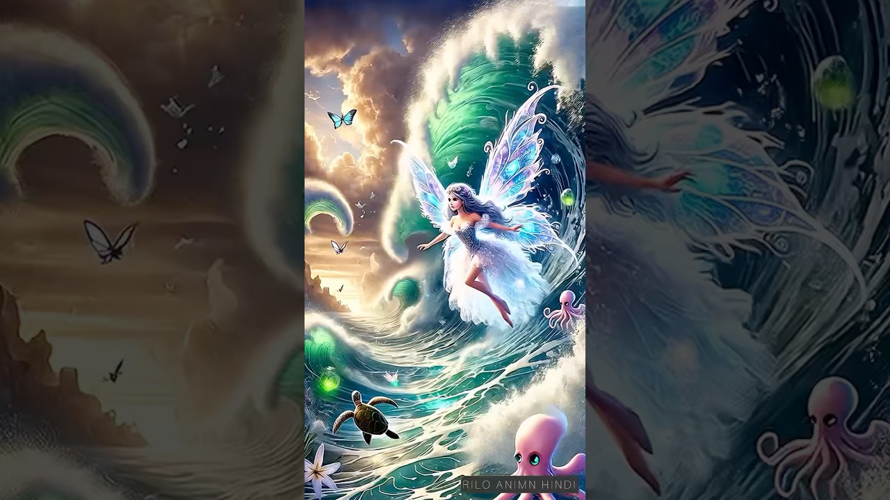 All of the sea animals are scared