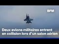 États-Unis: deux avions militaires entrent en collision lors d'un salon aérien