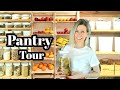 PANTRY TOUR /ORGANIZED PANTRY TOUR with mason jars/ Scandish Home