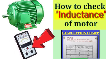 How to check inductance of any motor . Why inductance required in motor.