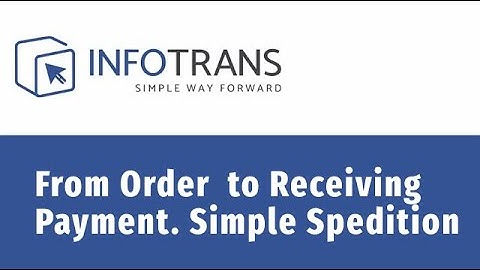 From Order  to Receiving Payment. Simple Spedition