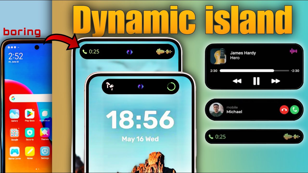 How to Get Dynamic Island on Any Android Phone – No Root Needed! - YouTube