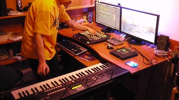 Eyjashes - Rémi SHARROCK - Ableton live Akai apc40 korg kaossilator pro & korg i5s