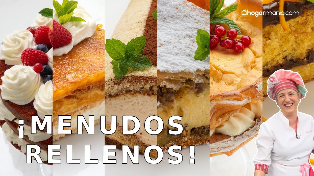 ¡6 DELICIOSOS RELLENOS de tartas que aún no habéis probado! - YouTube