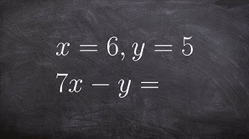 Evaluate a linear expression for two variables