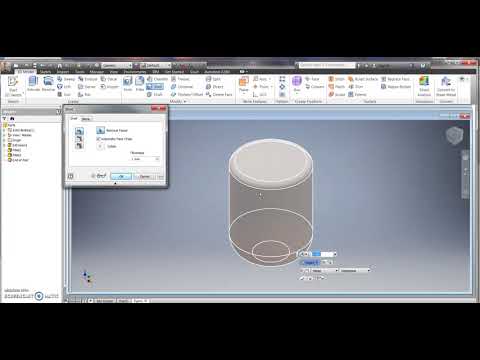 Autodesk Inventor: Shell Tool
