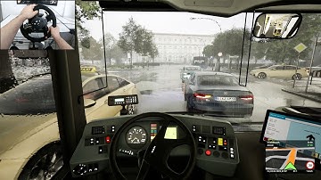The Bus - Rainy drive on Line 245 | Unreal Engine 5