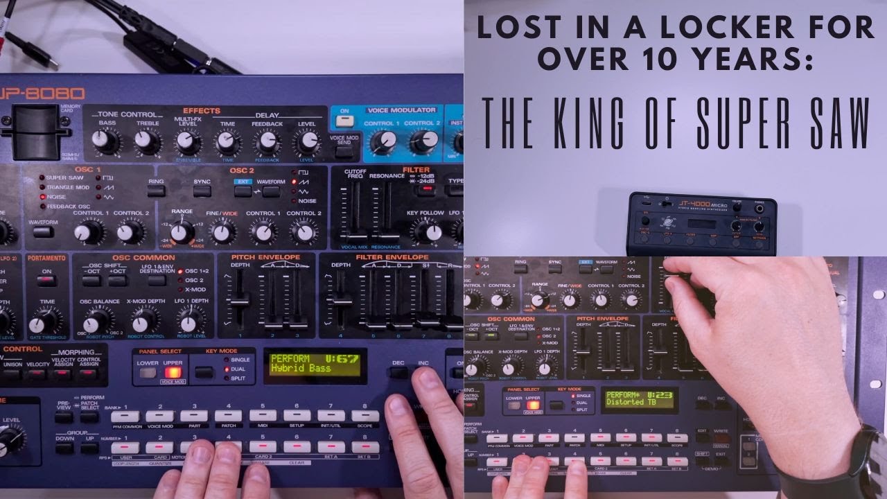 Lost in a locker for over 10 years: THE KING OF SUPER SAW - Roland