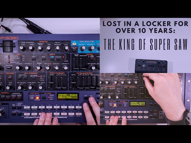 Lost in a locker for over 10 years: THE KING OF SUPER SAW - Roland