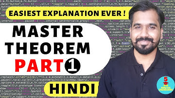 Master Theorem Part-1 Explained With Examples in Hindi l Design And Analysis Of Algorithm Course