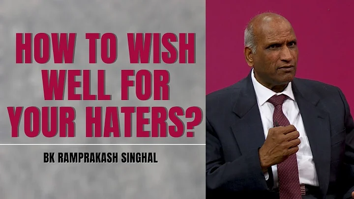 An amazing reason to love your haters! | Ram Praka...