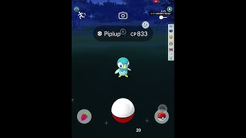 Pokémon go ( I got a shiny ✨ Piplup ) using IPogo