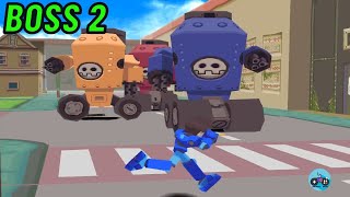 Megaman Legends - Blumebears & Servbots Boss