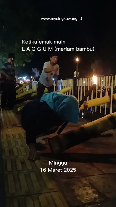 Ketika Emak Main Meriam Bambu, Menyala!