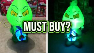 This Grinch Inflatable is a SHOCKER! 😲 | 4ft Gemmy Review