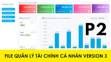 Tạo File Quản Lý Tài Chính Cá Nhân Bằng Excel Version 3 11 2022 Update