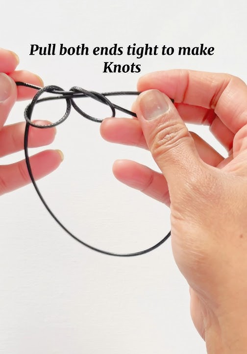 How to make sliding knot bracelet #shortsfeed #fypシ #braceletmaking