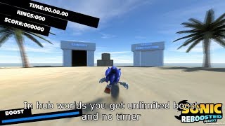 ReBoosted Project, Progress Report 10- Sonic Reboosted [3D Sonic Fangame]