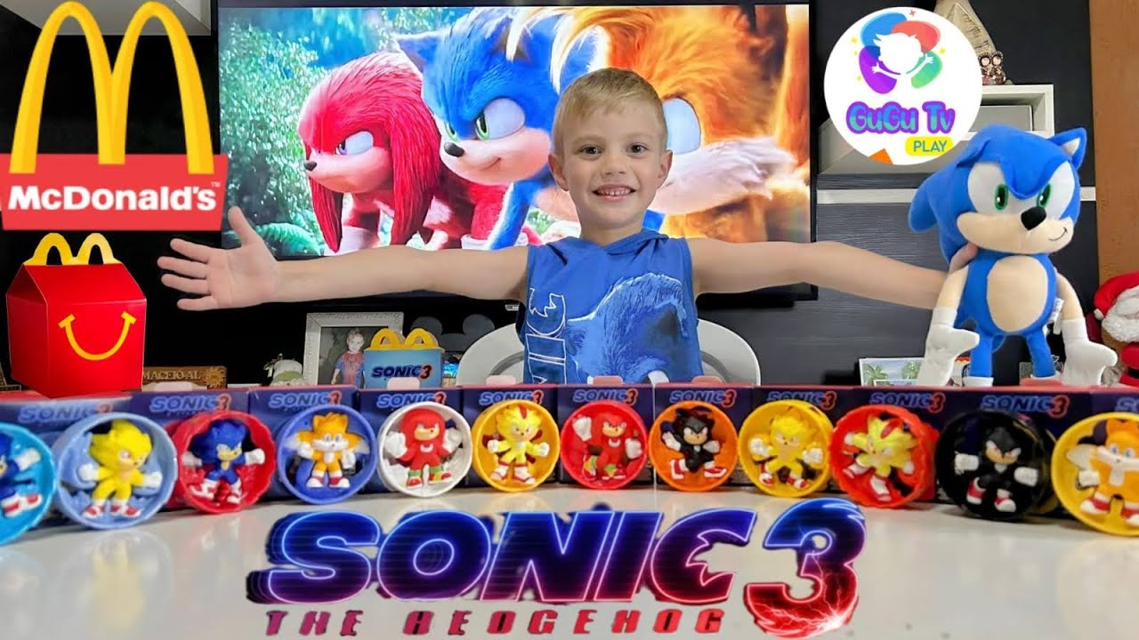 COLEÇÃO DE SONIC 3 NO MCLANCHE FELIZ!