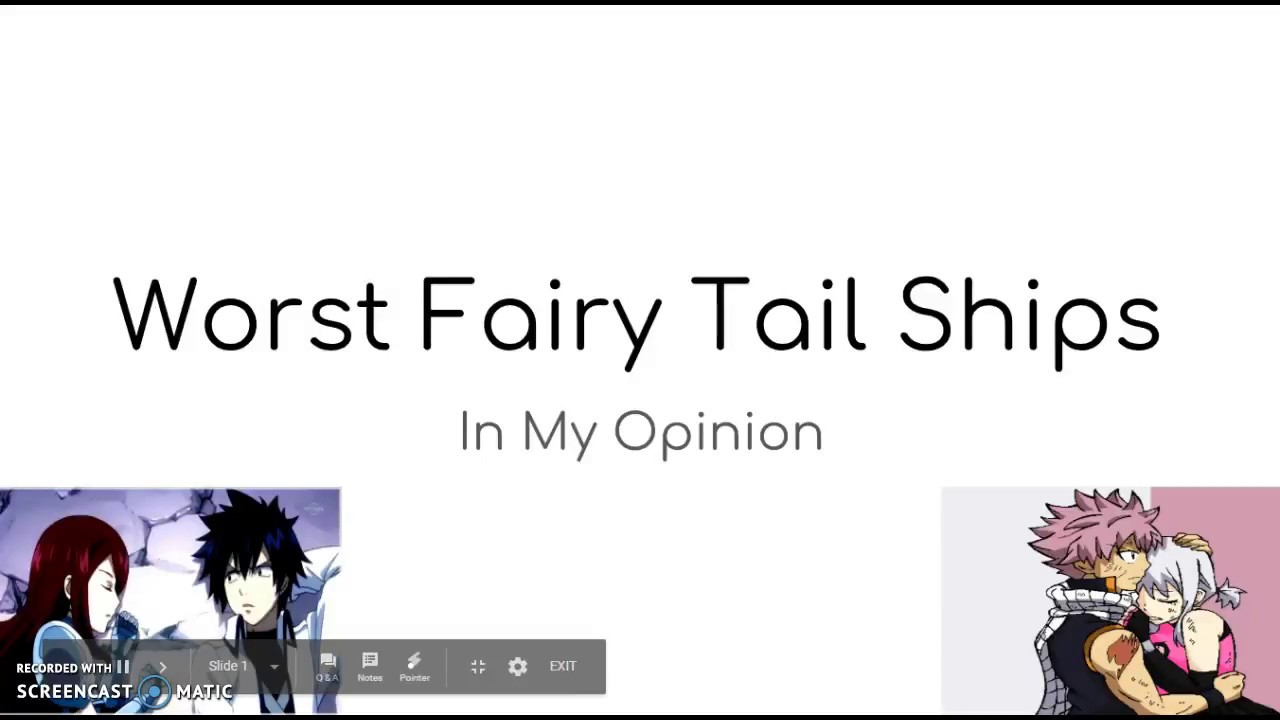 Worst Fairy Tail Ships In My Opinion Youtube