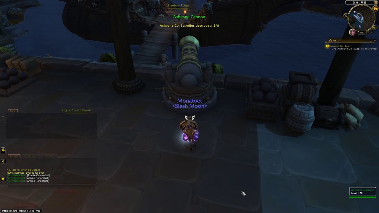 Battle for Azeroth Quest 47: Loaded for Bear (WoW, human, Paladin)