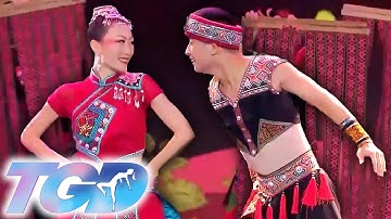 This ethnic Dance by LIN HUI TING & ZHANG CAN impresses the audience! | TGD China | Finals Week 12