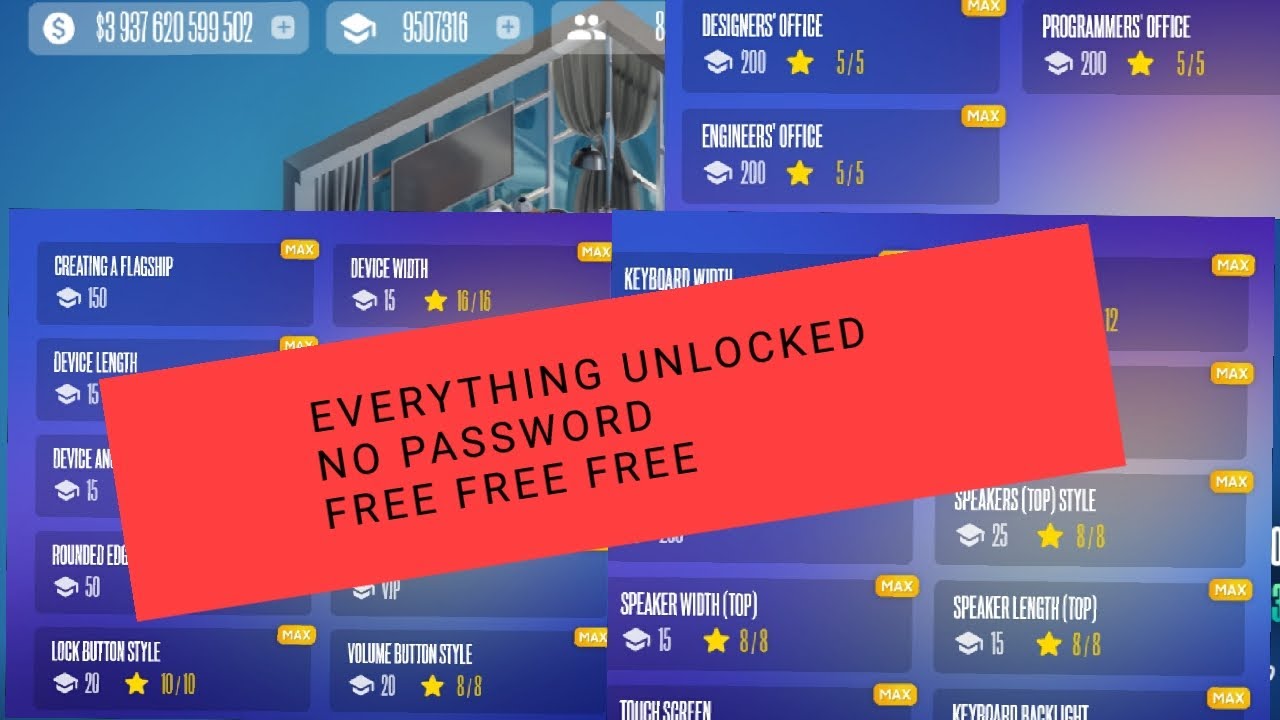 Device Tycoon Mod Apk v2.0.4 Unlimited Money Free Shopping Android Mod Gameplay YouTube