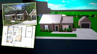 I Made a Bloxburg House USING Floorplans.com!!