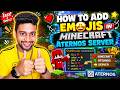 How To Add Emojis In Your Minecraft Aternos Server! 😍 | ChatEmojis Plugin Tutorial