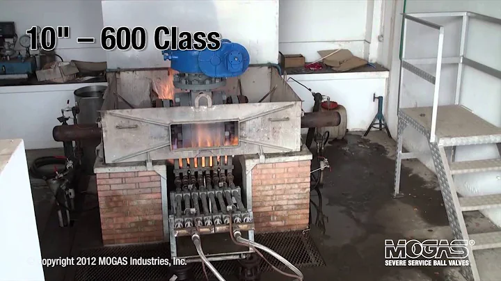 Valve Fire Testing -- MOGAS Severe Service Ball Valves