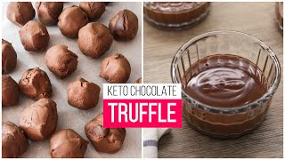 KETO CHOCOLATE TRUFFLE with only 3 ingredients | Easy keto recipes | Keto dessert | Sweet keto KETO CHOCOLATE TRUFFLE with only 3 ingredients | Easy keto recipes | Keto dessert | Sweet keto