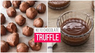 If you are chocoholic trying to adopt a keto lifestyle might miss the
desserts. well, here is easy recipe for decadently delicious chocolate
truffles...