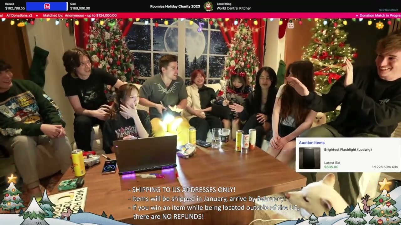 Ludwig Shows The Roomies The World's Brightest Flashlight