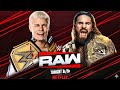 Cody Rhodes vs Seth Rollins WWE Raw Netflix 2025 - Full Match