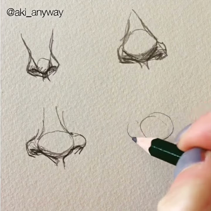 Tips on How to Draw a Nose || #akitutorials - YouTube