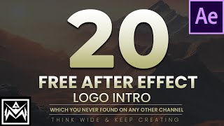 Best 20 New Logo Intro After Effects Template Free Download