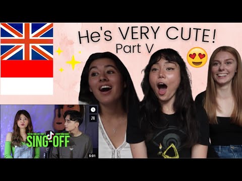 BRITISH STUDENTS REACTION: SING-OFF TIKTOK SONGS PART V - Reza Darmawangsa vs Mirriam Eka