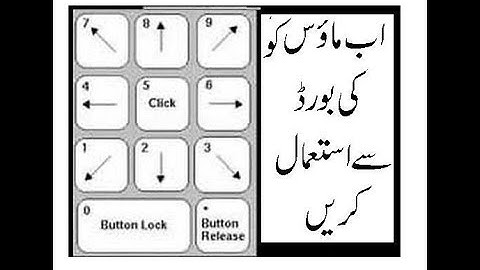 How to Move the Mouse Pointer With the Keyboard? | Lunar Computer College