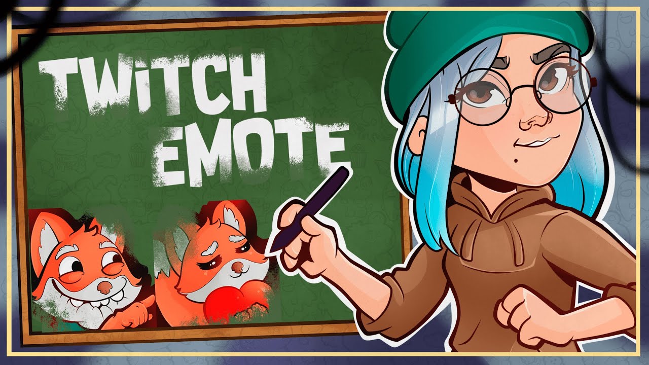 SPEED ART Twitch Emotes (Paint Tool SAI) 10 YouTube