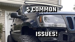 5 common issues 9904 wj Jeep grand Cherokee