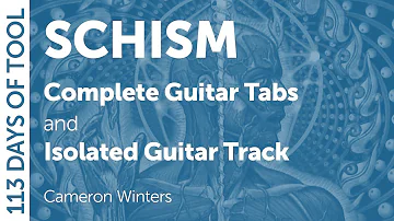 Tool - Schism - Guitar Cover / Tabs / Isolated Guitar